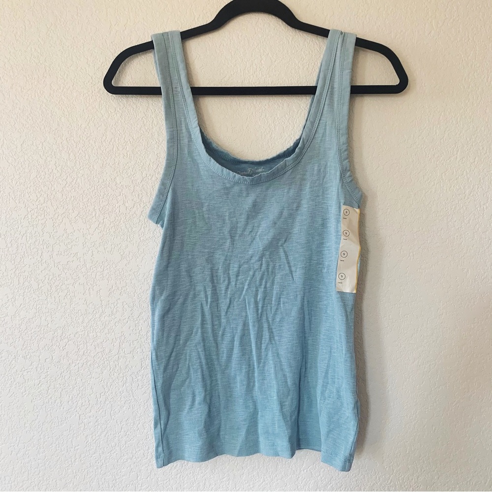Universal Thread Blue Ribbed Tank Top